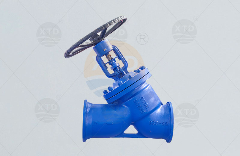 DIN Standard Y-type bellows globe valve